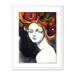 Four Hands Art Studio Flowerhead Il by Jimena Arechavala - Picture Frame Graphic Art Print on in Black/Red/White | 24 H x 19 W x 1.5 D in | Wayfair