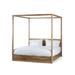 Sonder Living Thomas Bina Otis Poster Bed Wood & Upholstered/ in Brown | King | Wayfair 0703205