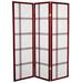 Winston Porter Keitez 102" W x 60" H 6 - Panel Rice Paper Folding Room Divider Heavy Duty Rice Paper/Wood in Pink/White | 60" H x 51" W | Wayfair