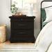 Lark Manor™ Alephonia 3 - Drawer Nightstand in Off White Wood in Black | Wayfair E3C9ADF87B3C4C1682B09D04442C7B0C