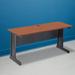 Interion Desk Gray Wood/Metal in Black/Brown/Gray | 29" H x 60" W x 24" D | Wayfair 240345CH