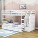 Viv + Rae™ Matilda Full over Full Wood Bunk Bed w/ Twin Trundle in White | 62 H x 58 W x 97 D in | Wayfair 04AE191573A64CFA8B23C28283E5213C