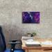 Latitude Run® Fleurine Deep Space' By Epic Portfolio, Giclee Canvas Wall Art Canvas in Indigo | 12 H x 18 W x 0.75 D in | Wayfair