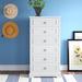 Lark Manor™ Aristide 27.2" W 6 Drawer Dresser, Drawer Chest Wood in White | 52 H x 26.7 W x 15.7 D in | Wayfair 16DF4615D31D4E43914B227B2AE08BF7