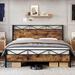 17 Stories Awalt 43.3" Expandable Platform Bed Upholstered/Metal | 43.3 H x 78 W x 83.1 D in | Wayfair 2E9A59DAE2C14ABDB27586A06F05FC0E