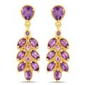 Rafaela Donata - Ohrringe Sterling Silber Amethyst in Gelbgold Damen