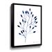 Winston Porter Silhouette Of Nature IV Silhouette of Nature IV - Print Canvas, Glass in Blue/White | 10 H x 8 W x 2 D in | Wayfair