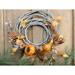 The Holiday Aisle® Hazlyn Faux Mixed Assortment Polyester 18" Wreath in Orange | 18 H x 18 W x 4 D in | Wayfair 19CBA3BA809F4ACE8AF6D42AF878744A