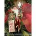 The Holiday Aisle® Christmas Figurines & Collectibles Resin, Faux Fur in Red | 15.5 H x 7.5 W x 6 D in | Wayfair EE1AA71BBF364364B1B85ED0DD5B3C50