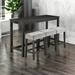Latitude Run® Sebergham 60 Bar Cabinet Wood in Gray/White/Black | 36 H x 60 W x 20 D in | Wayfair 1912CA849EB042E6ACA1392246B31F7E