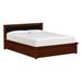 Copeland Furniture Moduluxe Platform Bed Upholstered/Genuine Leather in Black | King | Wayfair 1-MPD-31-33-STOR-3312