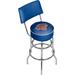 Trademark Global NBA 31" Swivel Bar Stool Metal in Gray | Wayfair NBA1100-NY3