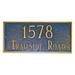 Montague Metal Products Inc. Estate 2-Line Address Plaque Metal | 16.5 H x 28 W x 0.32 D in | Wayfair PCS-43E-HGSLS