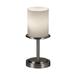 Brayden Studio® Salinas Cylinder 12" Table Lamp Glass/Metal in Gray | Wayfair A144AEA98E674FBD87C7903080854127