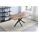 Orren Ellis Dining Table, Bar Table, Kitchen Table Wood/Metal in Brown/Gray | 29.53 H x 62.99 W x 35.43 D in | Wayfair