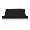 Prestige Furnishings Box Cushion Futon Slipcover Polyester | Ottoman | Wayfair IC-MBK-OT