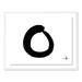 Four Hands Art Studio BW Enso 3 by Johan Gert Manschot - Picture Frame Painting Print on Paper in Brown | 38 H x 48 W x 2.5 D in | Wayfair