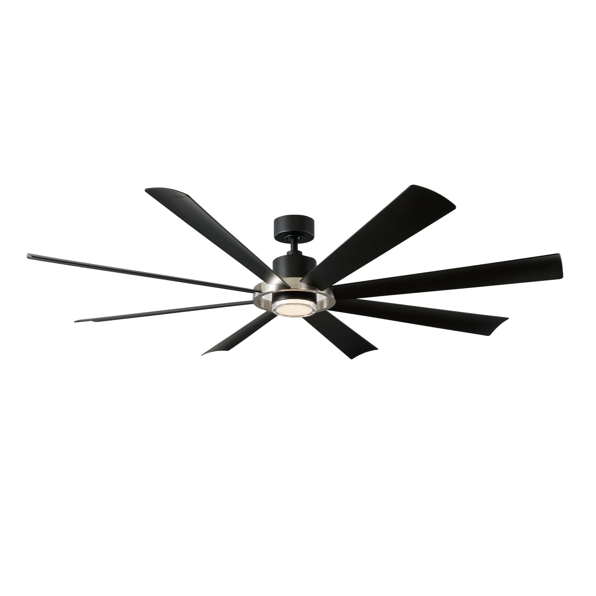 Modern Forms Aura 72 Inch Ceiling Fan with Light Kit - FR-W2303-72L-BN/MB