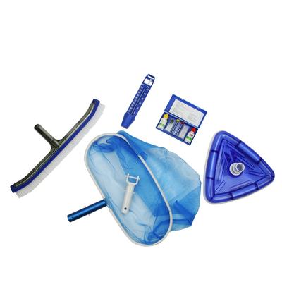 5-Piece Swimming Pool Cleaning and Water Testing Kit - 18"