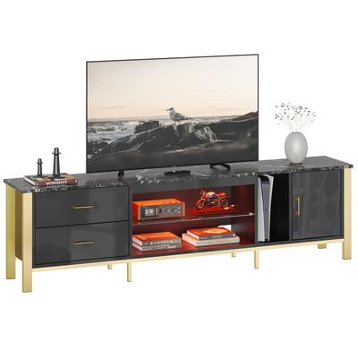 Modern TV Stands for 75/ 80/ 85 inch TV with 2 Drawers - 80 inches