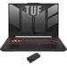 ASUS TUF Gaming A15 (2023) Gaming/Entertainment Laptop (AMD Ryzen 7 7735HS 8-Core 15.6in 144Hz Full HD (1920x1080) GeForce RTX 4050 16GB DDR5 4800MHz RAM Win 11 Home) with DV4K Dock