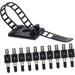 Adhesive Cable Management Clips Cable Ties 25 Pcs Cable Clamp Wire Cable Clamps Computer Cloth Adjustable Cable Clips Adjustable Cable Strap Ties