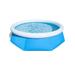 8ft Round Inflatable Easy Set Kids Swimming Pool with Filter Pump - 8'