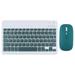 Bluetooth Keyboard and Mouse 10 inch Wireless Bluetooth Keyboard for iOS Android Windows Rechargeable Portable Wireless Keyboard Mouse Set