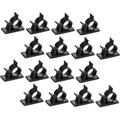 1 100pcs Adjustable Cable Clamp Plastic Cable Clamps Wire Clips Sticky Cable Clips Cable Holders for Cords Car Mount Cable Cord Holder Cable Organizer Wire Clip Organizer Black USB