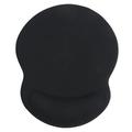 Hemoton Silicone Wrist Support Mouse Pad Ergonomic Mouse Pad with Gel Wrist Rest Support (Black)