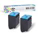 MADE IN USA TONER Compatible Replacement for Sharp MX-C30NTC MX-C250F C300P C300W C301W C303W C304W C305W C306W Cyan 2 Pack
