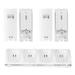 4 Remotes Charging Dock Game Controller Charger 2800mAh Rechargeable Battery Charging Stations w/ LED Indicator for Wii Nintendo