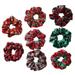 8 Pc Women Or Girls Hair Ties Hair Christmas Hair Strap Rope Accessories Velvet