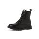 Tamaris Damen Lederstiefel Stiefelette Frauen Ankle Boots schwarz M2526941, Schuhgröße:41 EU