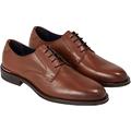 Tommy Hilfiger Herren Derby Schuh Core aus Leder, Braun (Winter Cognac), 45