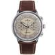 Junghans Meister Driver Chronoscope Automatic 027/3684.00 Brown Leather Strap Grey Dial Men’s Watch