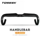 TOSEEK Bike Carbon Road Handlebar TR-3000 UD Matt Bicycle Handle Bar Ultra Light Integrated