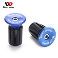 WEST BIKING Colorful Handlebar End Plugs With Tools Alunimum Alloy Road Bike MTB Handle Bar End Cap