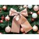 Rose Gold Satin Bow, Christmas Tree Bows, Hair Bow , Wedding Bow