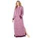 Plus Size Women's Marled Hoodie Sleep Lounger by Dreams & Co. in Midnight Berry Marled (Size 22/24)