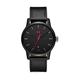 MVMT Classic II - Vintage Men’s Wristwatch - Minimalist Watch - Stainless Steel Water-Resistant Watch 5 ATM/50 Meters - Premium Leather Men’s Watches - Interchangeable Bands - 44mm, Jet Black Leather,