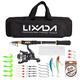 Lixada Telescopic Fishing Rod and Reel Combo Full Kit Spinning Fishing Reel Gear with 100M Fishing Line Lures Hooks Jig Head and Fishing Carrier Bag Case Fishing Accessories (1.8M(1 PCS))