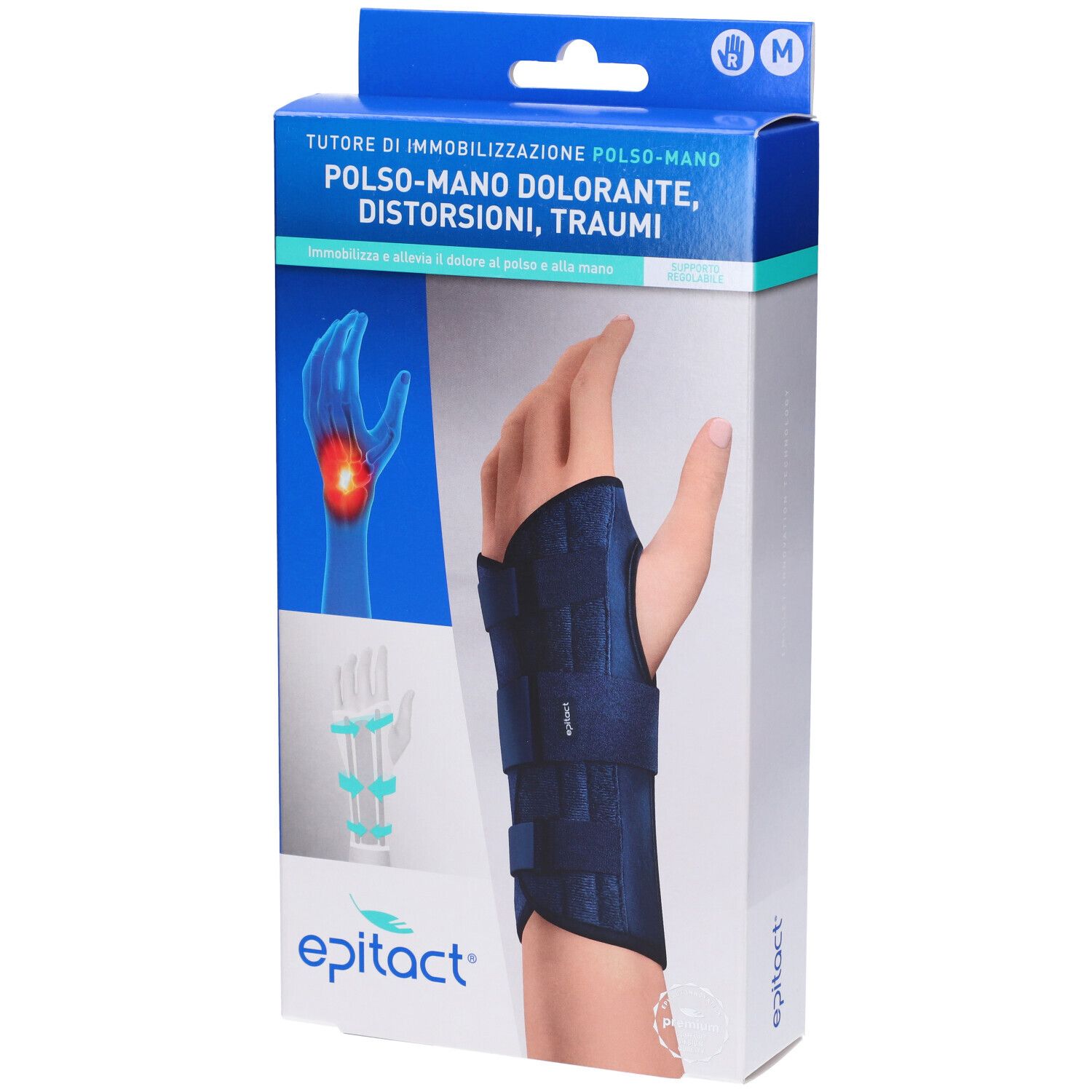 Epitact Tutore Immobilizzazione Polso-Mano Mano Destra Taglia M 1 pz B