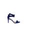 J.Crew Factory Store Heels: Blue Solid Shoes - Women's Size 8 - Open Toe