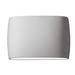 Wrought Studio™ Krimhilde Ada 1-Light LED Wall Sconce Ceramic in White/Brown | 9.75" H x 16" W x 4" D | Wayfair C72EB79180E145D49C5EFE79651FFC10