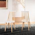 Gracie Oaks Yasim Slat Back Side Chair Dining Chair | 36 H x 17.32 W x 20.7 D in | Wayfair F8C76880B6D249788A390DD476760220