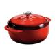 Lodge Enameled Cast Iron Dutch Oven Non Stick/Enameled Cast Iron/Cast Iron in Red | 3 qt | Wayfair EC3D43