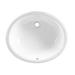 American Standard Ovalyn Vitreous China Oval Undermount Bathroom Sink and Overflow, Linen in White | Wayfair 0495221.222