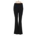 Elie Tahari Casual Pants - High Rise Boot Cut Boyfriend: Black Bottoms - Women's Size 6