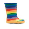 Hunter Original First Classic Rainbow Print Wellington Boots, Multi, Size 2 Older